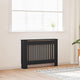 Vidaxl radiatorafdekking 2 st zwart 112 x 19 x 81,5 cm bewerkt hout
