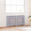 Vidaxl radiatorafdekking 2 pcs grijs 152 x 19 x 81,5cm bewerkt hout