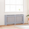 Vidaxl radiatorafdekking 2 pcs grijs 172 x 19 x 81,5 cm bewerkt hout