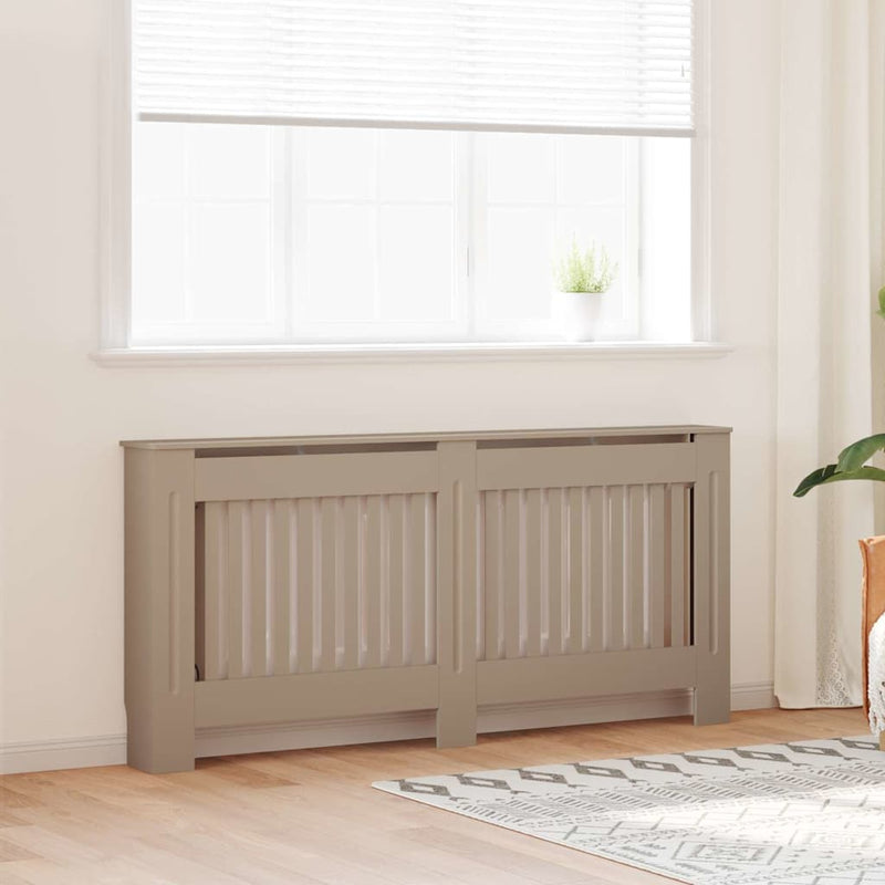 Vidaxl radiatorafdekking 2 pcs bruin 172 x 19 x 81,5 cm bewerkt hout
