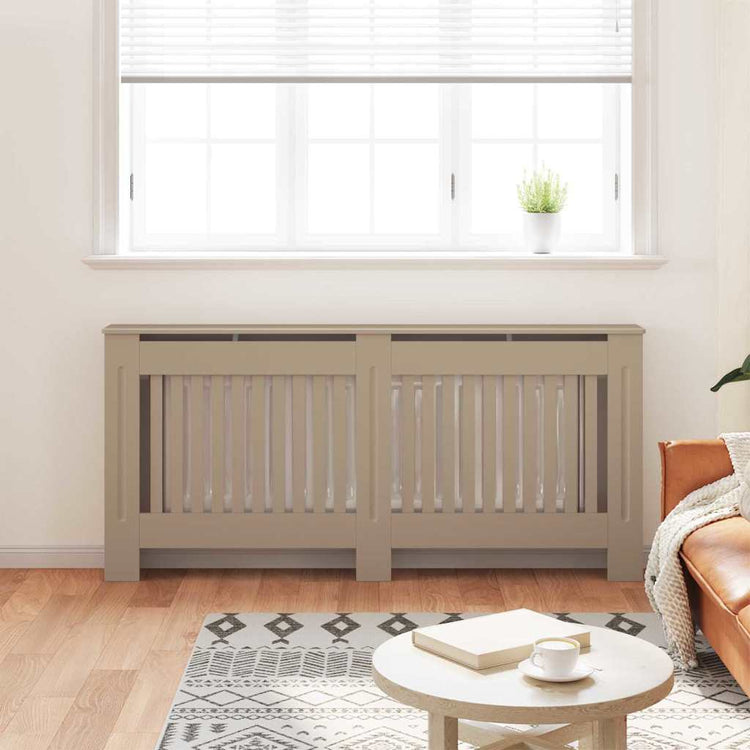 Vidaxl radiatorafdekking 2 st sonoma eiken 172 x 19 x 81,5 cm