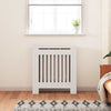 Vidaxl radiatorafdekking 2 pcs wit 78 x 19 x 81,5cm bewerkt hout