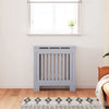 Vidaxl radiatorafdekking grijs 78 x 19 x 81,5cm bewerkt hout