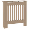 Vidaxl radiatorafdekking bruin 78 x 19 x 81,5cm bewerkt hout