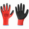 Vidaxl werkhandschoenen 12 pcs rood en zwart 9 l latexcoating