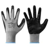 Vidaxl werkhandschoenen 24 pcs grijs en zwart 9 l polyester