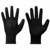 Vidaxl werkhandschoenen 24 pcs zwart 8 m polyester