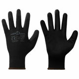 Vidaxl werkhandschoenen 24 st zwart 8 m polyester - afbeelding 1