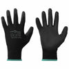 Vidaxl werkhandschoenen 12 pcs zwart 11 xxl polyester