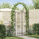 Vidaxl tuin boog effen zwart 115 x 37 x 226 cm