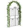 Vidaxl tuin boog effen zwart 115 x 37 x 226 cm