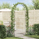 Vidaxl tuin boog bloemen zwart 115 x 37 x 231 cm