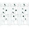 Vidaxl tuinhek 3 pcs groen 110 x 40 cm staal