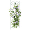 Vidaxl tuinhek 3 pcs groen 110 x 40 cm staal
