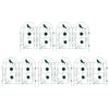 Vidaxl tuinhek latwerk groen 308,5 x 54,5 x 0,3 cm