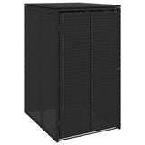Vidaxl afvalbak box zwart 65 x 80 x 115 cm polyetheen - afbeelding 2