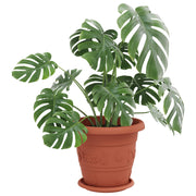 Vidaxl plantenpotten 24 st baksteenrood ø 26 x 21.5 cm kunststof - afbeelding 3