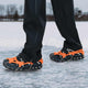 Vidaxl ijs-klemmen voor schoenen oranje xl