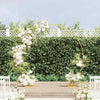 Vidaxl trouwrand goud 220 x 45 x 200 cm staal