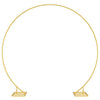 Vidaxl trouwrand goud 220 x 45 x 200 cm staal