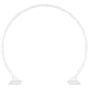 Vidaxl trouwrand wit 220 x 45 x 200 cm staal