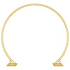 Vidaxl trouwrand goud 220 x 45 x 200 cm staal