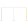 Vidaxl trouwrand goud 657 x 35 x 300 cm staal