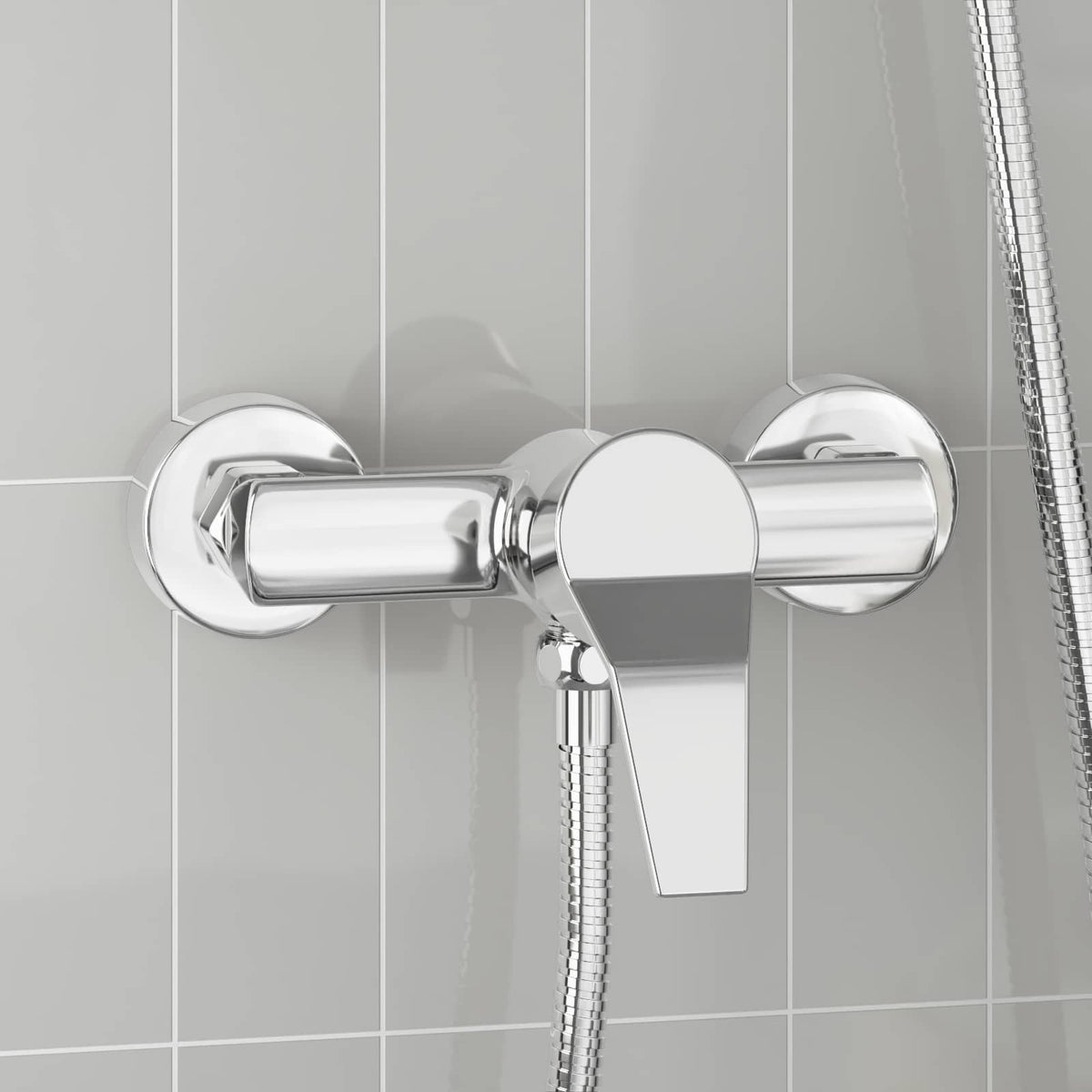 Vidaxl douchemengkraan chroom g 1 2 inch messing