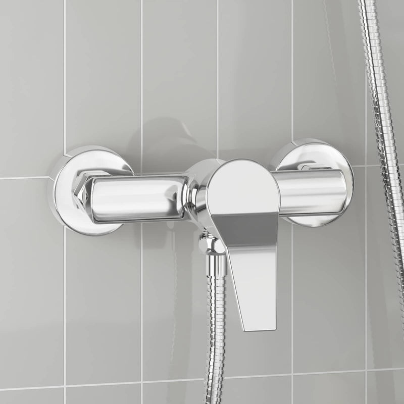 Vidaxl douchemengkraan chroom g 1 2 inch messing