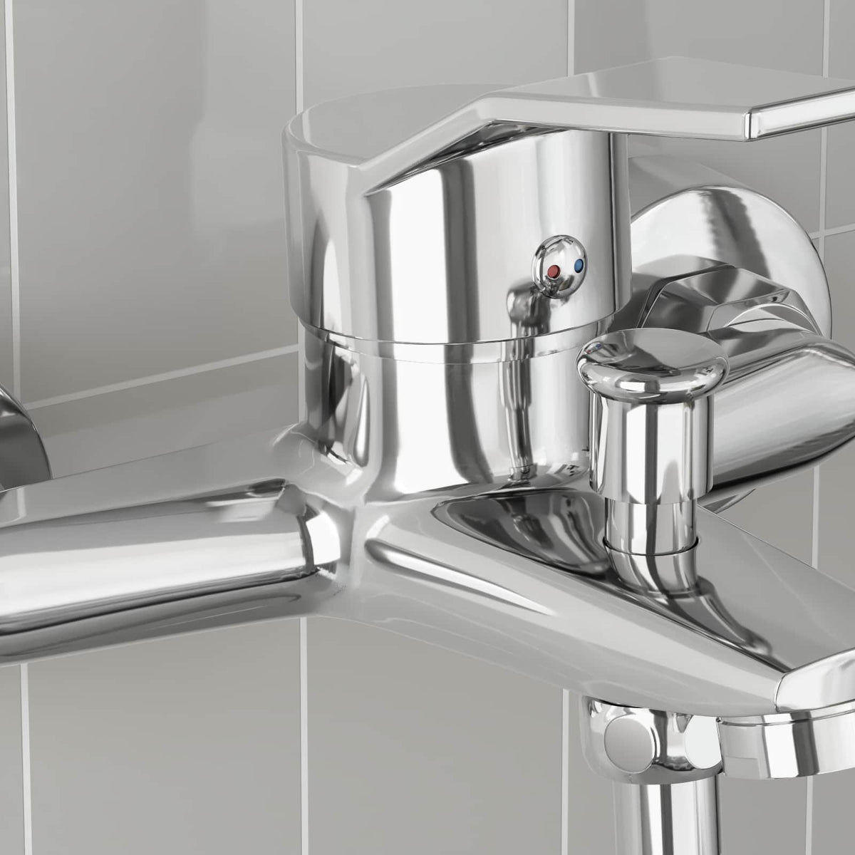 Vidaxl douchemengkraan chroom g 1 2 inch