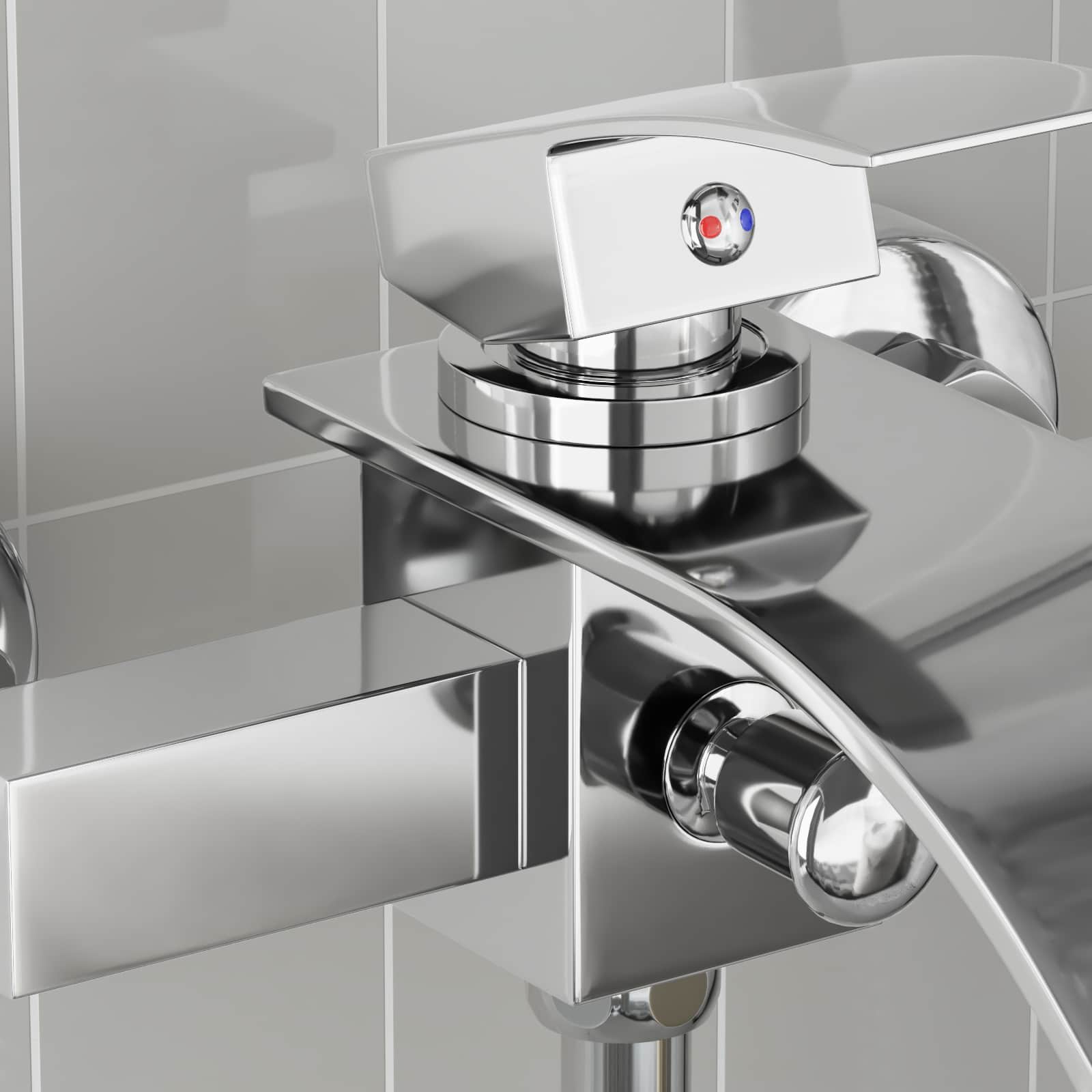 Vidaxl douchemengkraan chroom g 1 2 inch