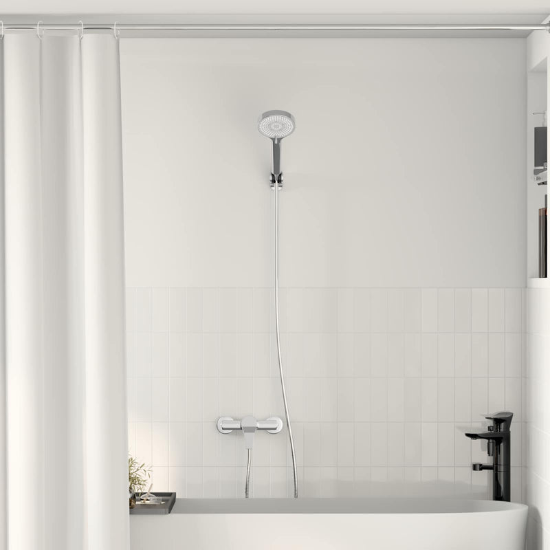 Vidaxl doucheset chroom g 1 2 inch koper