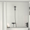 Vidaxl doucheset zwart g 1 2 inch