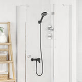 Vidaxl doucheset zwart g 1 2 inch - afbeelding 3