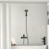 Vidaxl doucheset zwart g 1 2 inch