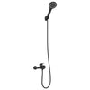 Vidaxl doucheset zwart g 1 2 inch