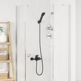 Vidaxl doucheset zwart g 1 2 inch - afbeelding 3