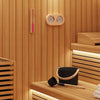 Vidaxl sauna accessoire set 4 pcs zwart