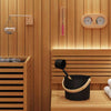 Vidaxl sauna accessoire set 5 pcs zwart