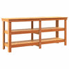 Vidaxl werkbank wasbruin 181,5 x 50 x 80 cm massief grenenhout