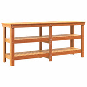 Vidaxl werkbank wasbruin 181,5 x 50 x 80 cm massief grenenhout - afbeelding 2
