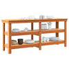 Vidaxl werkbank wasbruin 181,5 x 50 x 80 cm massief grenenhout