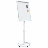 Vidaxl magnetisch whiteboard grijs en wit 62 x 62,5 x 197 cm eps - afbeelding 2