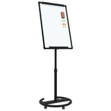 Vidaxl magnetisch whiteboard zwart en wit 62 x 62,5 x 197 cm eps - afbeelding 2