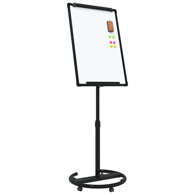 Vidaxl magnetisch whiteboard zwart en wit 62 x 62,5 x 197 cm eps