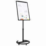 Vidaxl magnetisch whiteboard zwart en wit 62 x 62,5 x 197 cm eps - afbeelding 3