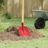 Vidaxl schep hoofd rood 32 x 24,5 cm gepoedercoat staal