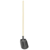 Vidaxl schep hoofd zilver 33 x 21 cm gepoedercoat staal