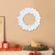Vidaxl kerstbal kransen 2 st wit 33 x 33 x 7 cm polystyreen