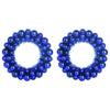 Vidaxl kerstbal kransen 2 pcs blauw 33 x 33 x 7 cm polystyreen